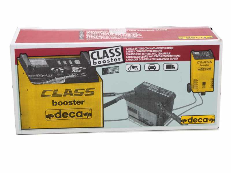Deca CLASS BOOSTER 400E - Akkuladeger&auml;t, Startlader - auf Wagen - 230V - 12-24V Batterien