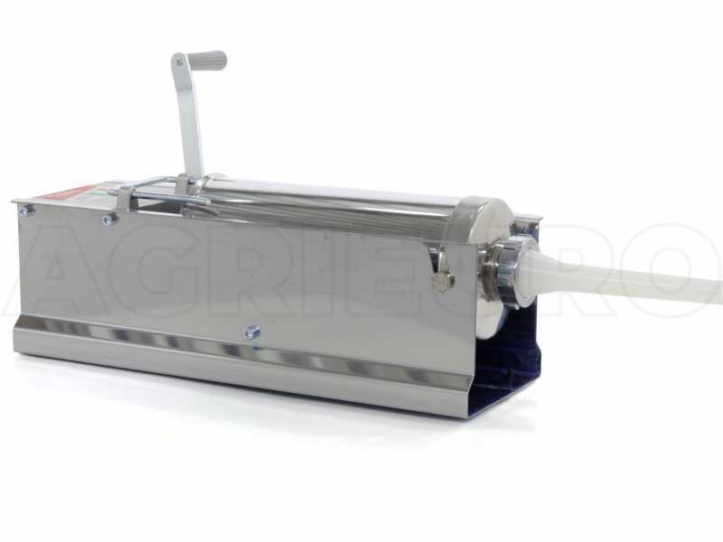 Reber 8960 N INOX - manueller Wurstf&uuml;ller 5 Kg - 2 Geschwindigkeiten