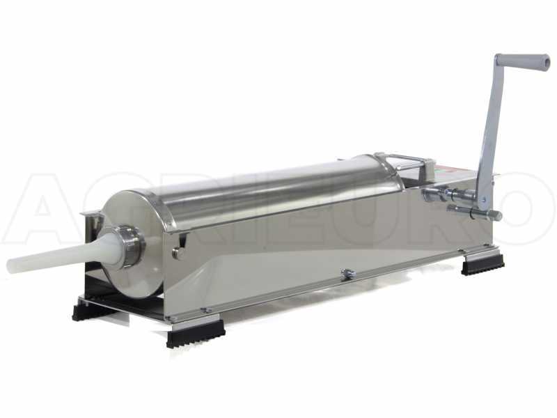 Manueller Tisch-Wurstf&uuml;ller Reber 8964 N INOX - 2 Geschwindigkeiten - F&uuml;llmenge 12 Kg