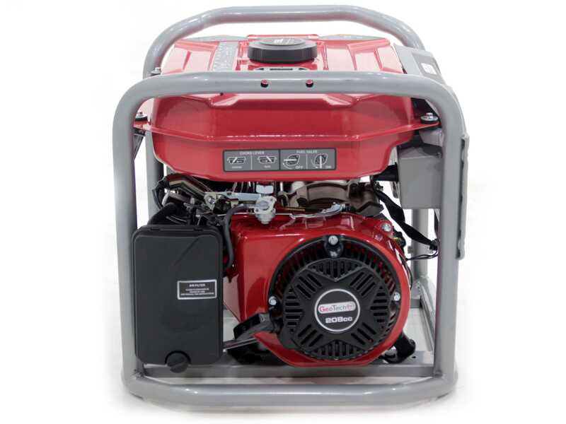 GeoTech Pro GGP 2500 - Benzin-Stromerzeuger mit R&auml;dern und AVR-Regelung 2.2 kW - Dauerleistung 2 kW - 230V