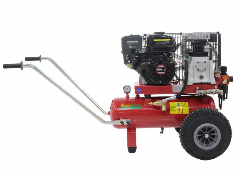 Premium Line CB 25/520 LO - Motorkompressor mit Loncin Motor - Benzin- Kompressor (520  lt/min)