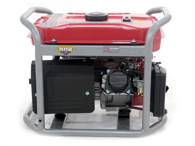 GeoTech Pro GGP 4000 - Benzin-Stromerzeuger mit R&auml;dern und AVR-Regelung 3.6 kW - Dauerleistung 3.2 kW - 230V