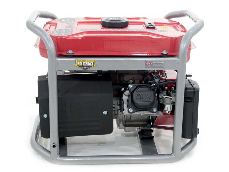 GeoTech Pro GGP 4000 - Benzin-Stromerzeuger mit R&auml;dern und AVR-Regelung 3.6 kW - Dauerleistung 3.2 kW - 230V