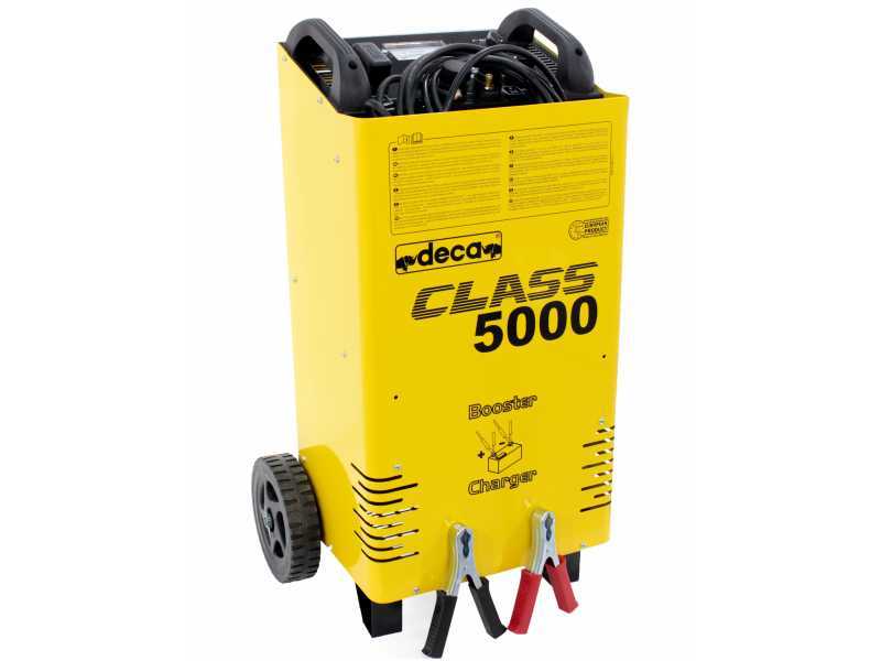 Deca CLASS BOOSTER 5000 - Akkuladeger&auml;t Startlader - auf Wagen - einphasig - 12-24V Batterien