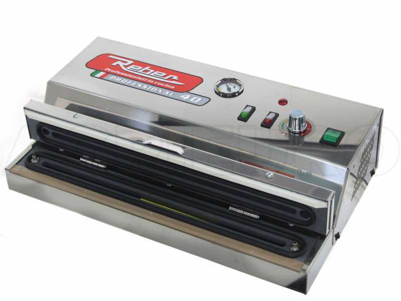 Reber PROFESSIONAL 40 - 9714 N - Professionelles Vakuumierger&auml;t - Schwei&szlig;leiste 43 cm 
