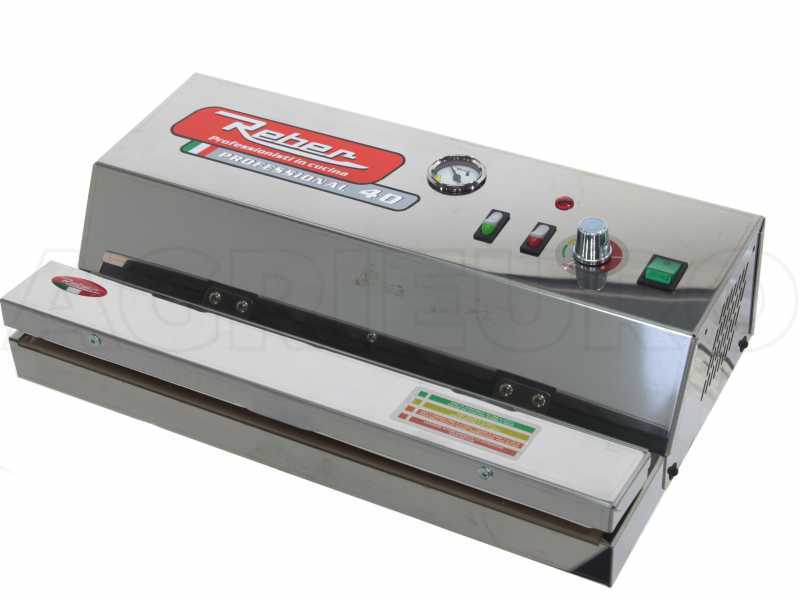 Reber PROFESSIONAL 40 - 9714 N - Professionelles Vakuumierger&auml;t - Schwei&szlig;leiste 43 cm 