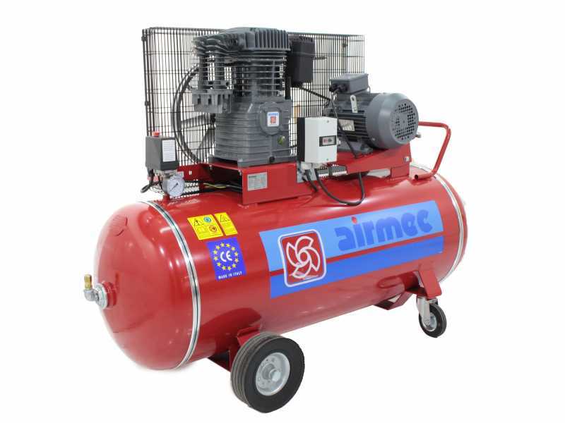 Airmec CR 304 K28+S - Kompressor mit Riemenantrieb - 400V Elektromotor - 270 Lt