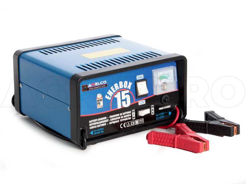 Awelco ENERBOX 15 - Akkuladeger&auml;t - 230V - Batterie 12 Volt und 24 Volt