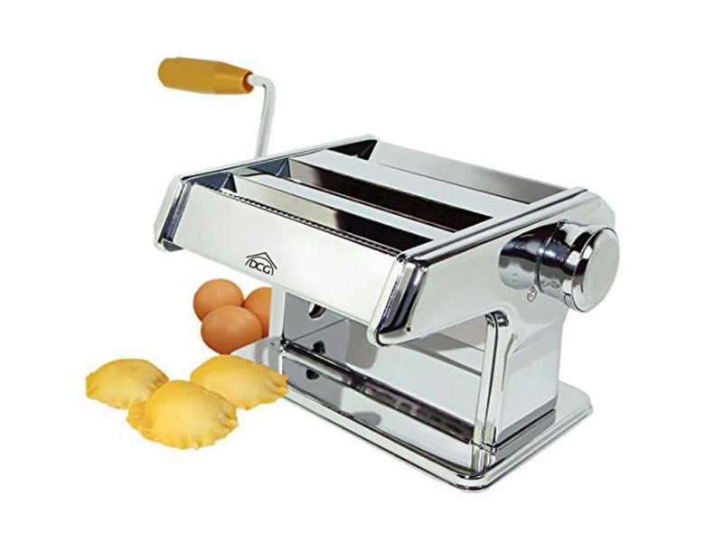 DCG Eltronic PM1500 - Manuelle Nudelmaschine aus Edelstahl