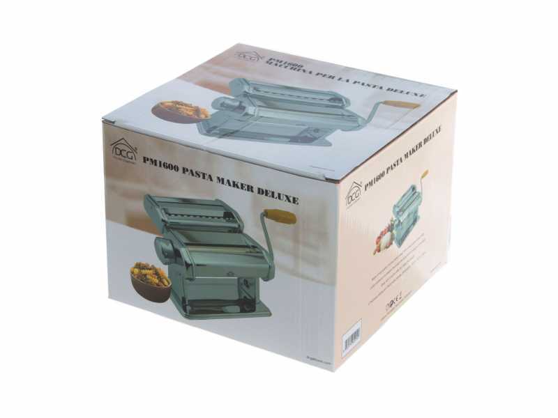 Manuelle Nudelmaschine DCG PM1600 - Nudeln ausrollen und schneiden