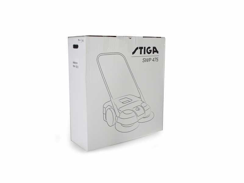 Stiga SWP 475 - Handkehrmaschine - mit Fangkorb