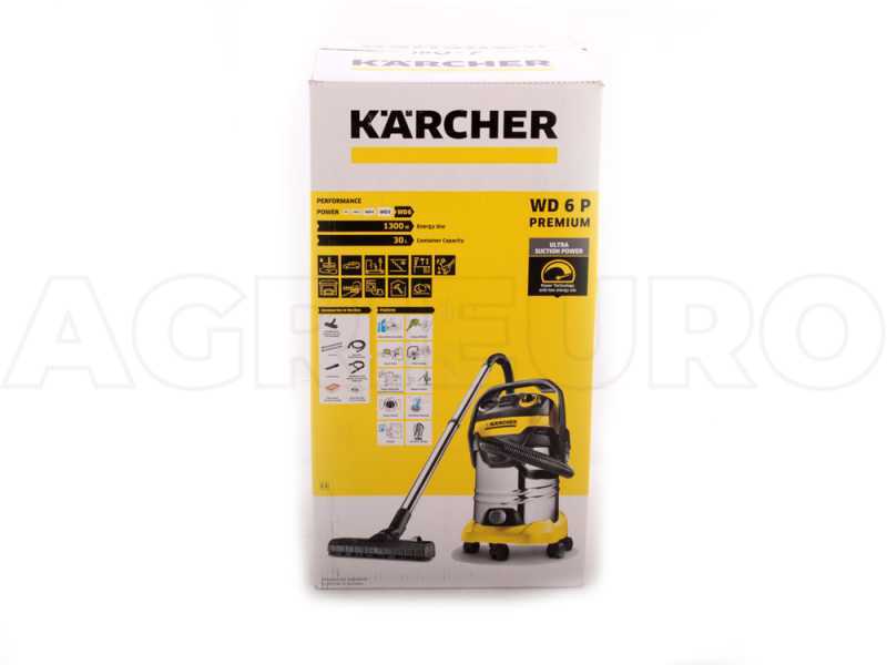 K&auml;rcher AD 4 Premium - Aschensauger - Auffangbeh&auml;lter aus Metall 17 lt - Motor 600 W