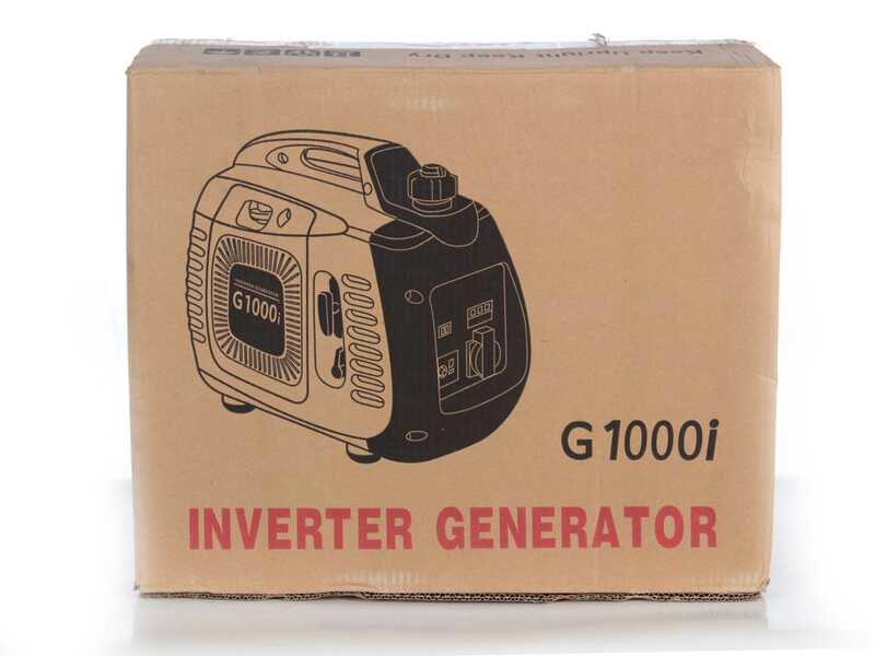 AMA G1000i - Leiser tragbarer Inverter-Stromerzeuger 0.95 kW - Dauerleistung 0.85 kW - 230V