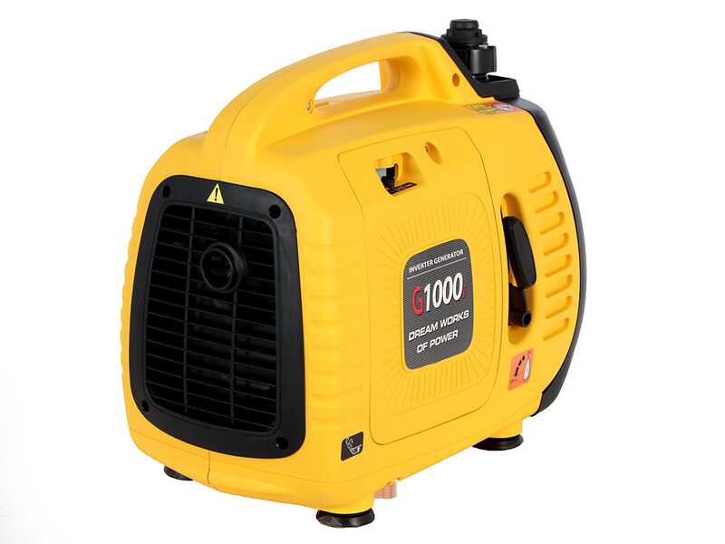 AMA G1000i - Leiser tragbarer Inverter-Stromerzeuger 0.95 kW - Dauerleistung 0.85 kW - 230V