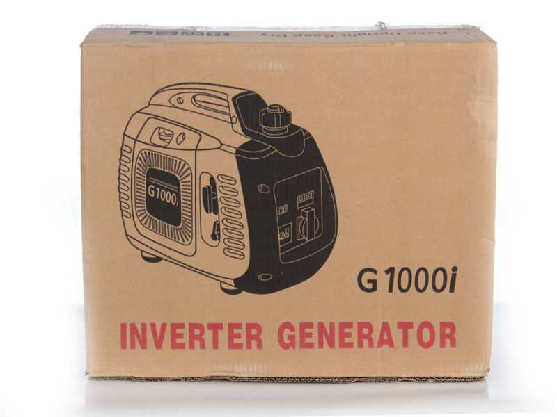 AMA G1000i - Leiser tragbarer Inverter-Stromerzeuger 0.95 kW - Dauerleistung 0.85 kW einphasig
