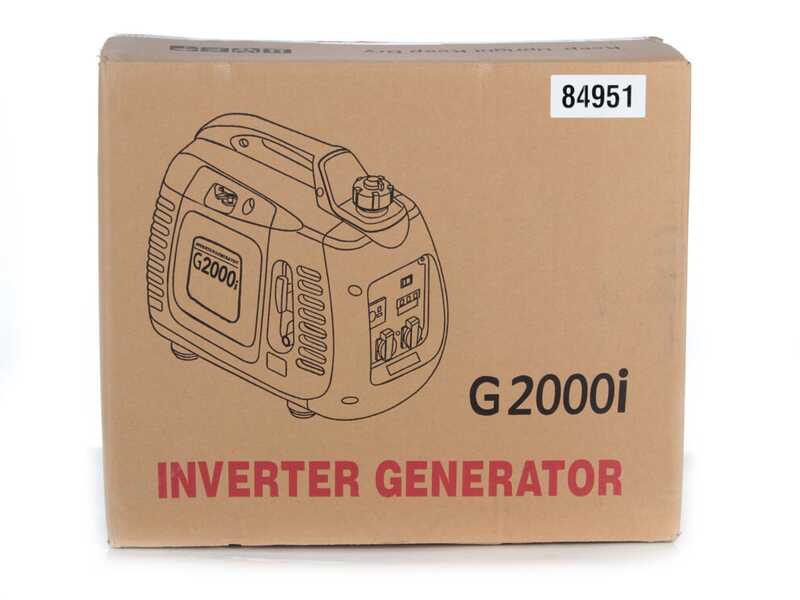 AMA G2000i - Leiser tragbarer Inverter-Stromerzeuger 1.9 kW - Dauerleistung 1.7 kW - 230V