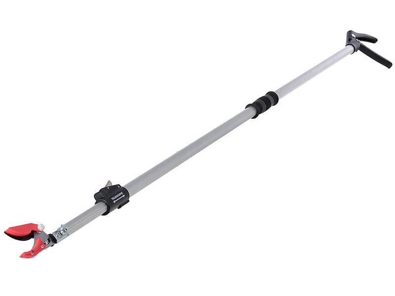 Ausonia - Baumschere f&uuml;r das Beschneiden auf verl&auml;ngerbarem Teleskopschaft von 192 bis 302 cm - mit Hands&auml;ge