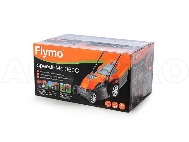 Flymo Speedi-Mo 360C - Elektro-Rasenm&auml;her - 1500 W - Schnittbreite 36 cm