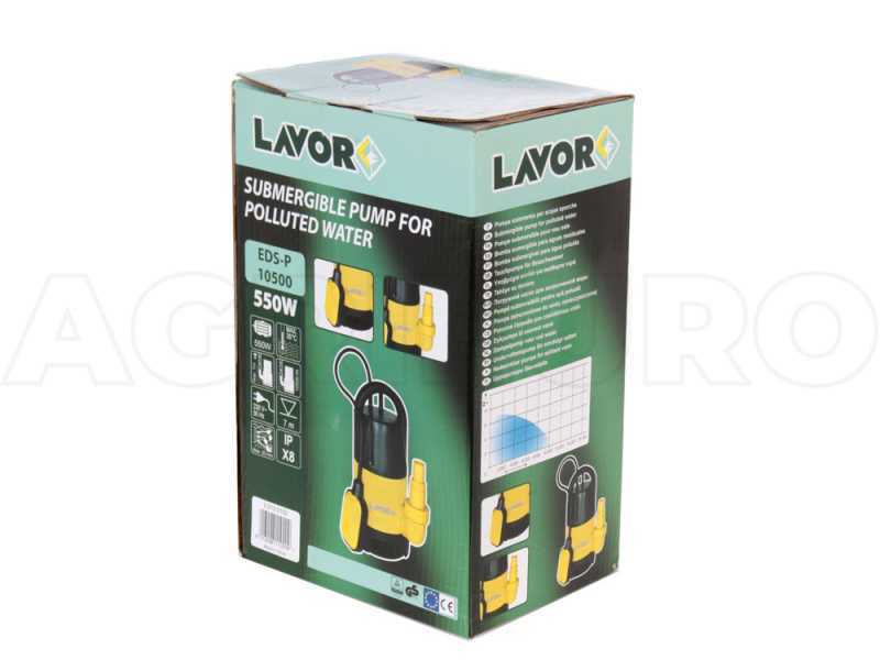 Elektrische Tauchpumpe f&uuml;r Klarwasser Lavor EDS-P 10500 - Elektropumpe 550 W - 5000 l/h