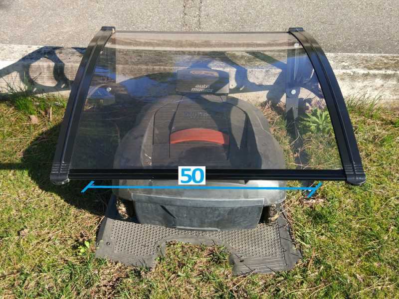 Abdeckung f&uuml;r Ladestation f&uuml;r M&auml;hroboter, universell, aus Polykarbonat - Medium