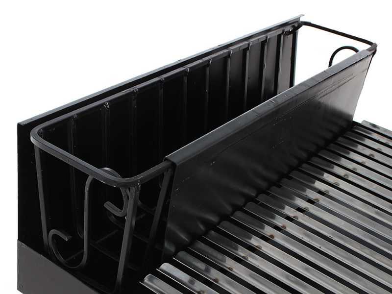 AgriEuro Premium Line Medium - Holzgrill - Grillrost aus Edelstahl 64x34 mit Auffangwanne - zusammenklappbar und tragbar