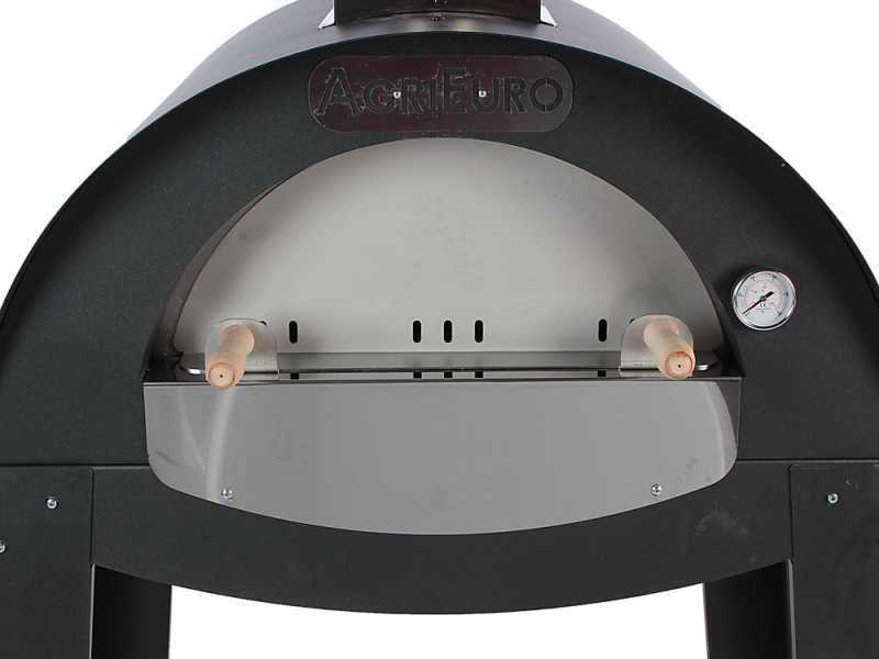 Holzbackofen f&uuml;r drau&szlig;en AgriEuro Mini Cibus 60x40 - Backf&auml;higkeit: 1 Pizza