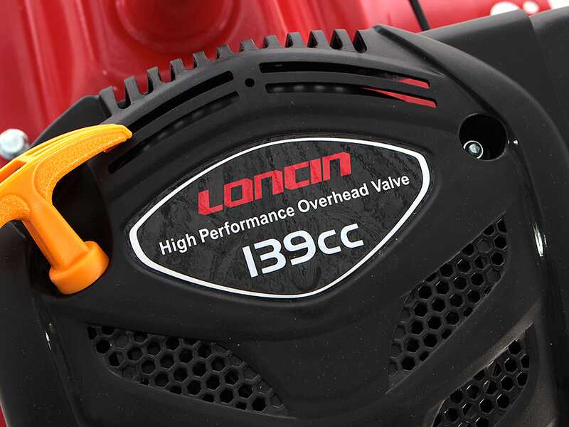 Eurosystems E3-EVO RM Motorhacke mit 4-takt Loncin Benzinmotor 4-takt Motor 139 ccm