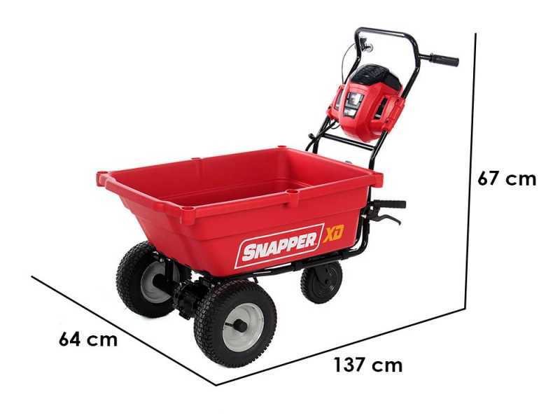 Snapper ESXDUC82  - Elektrische Motoschubkarre - batteriebetriebene Motorschubkarre - NUR MASCHINE