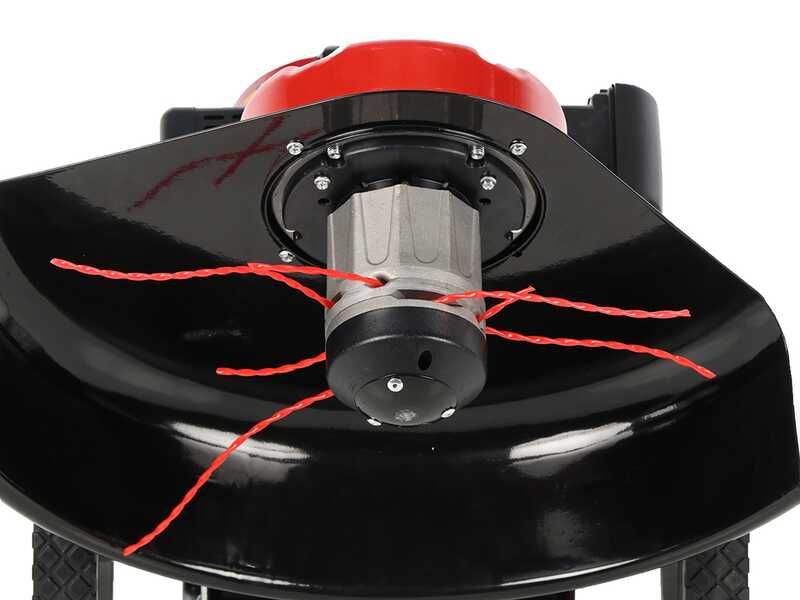 GeoTech DG 58 F - Fadenm&auml;her mit R&auml;dern ohne Radantrieb - mit Benzinmotor Loncin 196 ccm