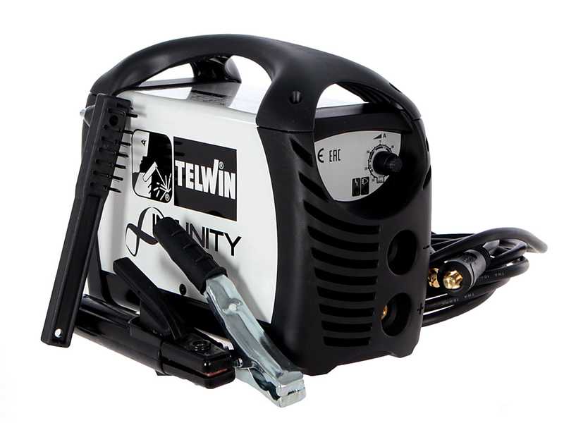 Inverter Schwei&szlig;ger&auml;t Elektrode mit Gleichstrom Telwin Infinity 150 - 130 A - mit Kit