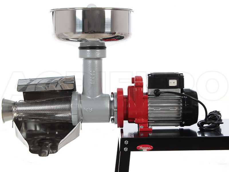 Reber 9011 NX - Tisch-Tomatenpresse - N.5 INOX - Induktionsmotor 400 W