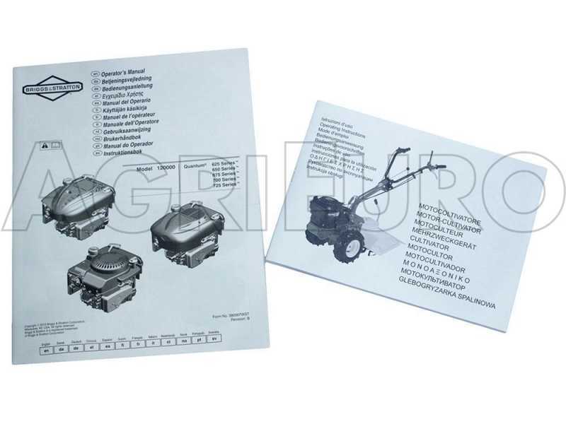 Eurosystems P70 EVO Einachsschlepper/Motorfr&auml;se, B&amp;S 850iS Verbrennungsmotor - Elektrostarter