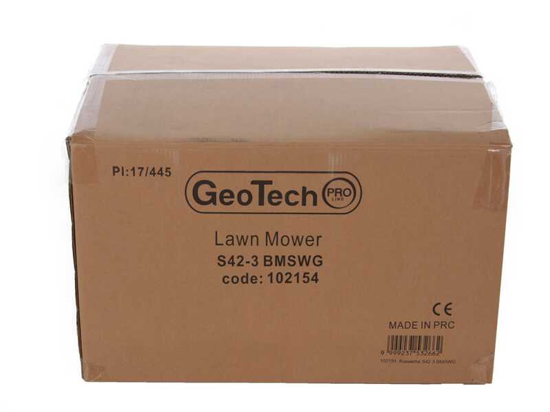 Rasenm&auml;her GeoTech Pro S42-3 BMSWG, Radantrieb mit vorderem Drehrad