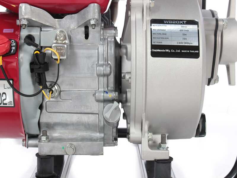 Selbstansaugende Benzinmotorpumpe Honda WB20XT, 50 mm Anschl&uuml;sse - 2"