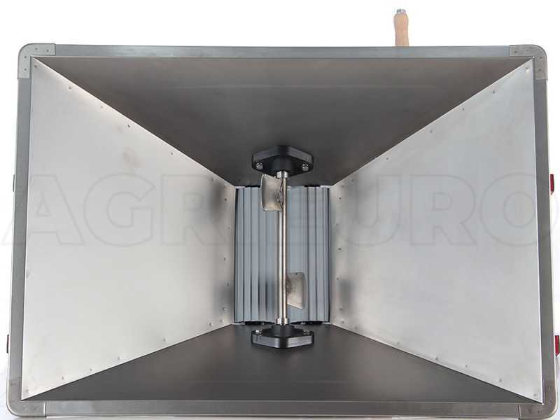 Grifo PPI.18 - Kleine handbetriebene Traubenm&uuml;hle aus Edelstahl