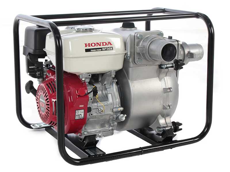 Benzinmotorpumpe Honda WT30, 80 mm Anschl&uuml;sse - f&uuml;r Schmutzwasser