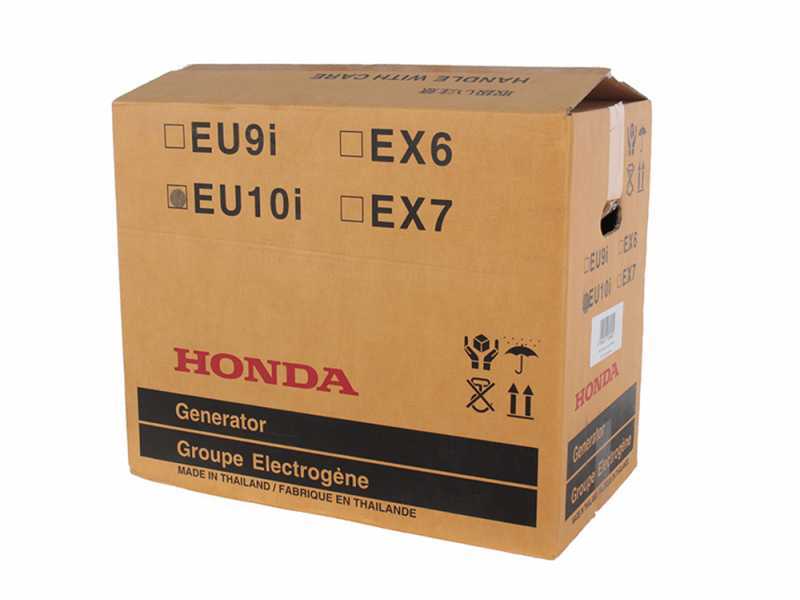 Honda EU10i - Leiser tragbarer Inverter-Stromerzeuger 1 kW - Dauerleistung 0.9 kW einphasig