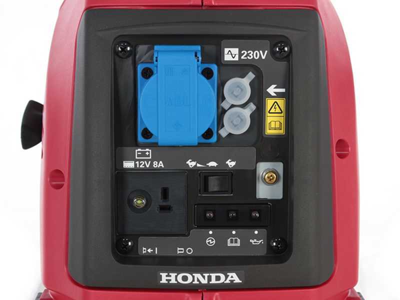 Honda EU10i - Leiser tragbarer Inverter-Stromerzeuger 1 kW - Dauerleistung 0.9 kW einphasig