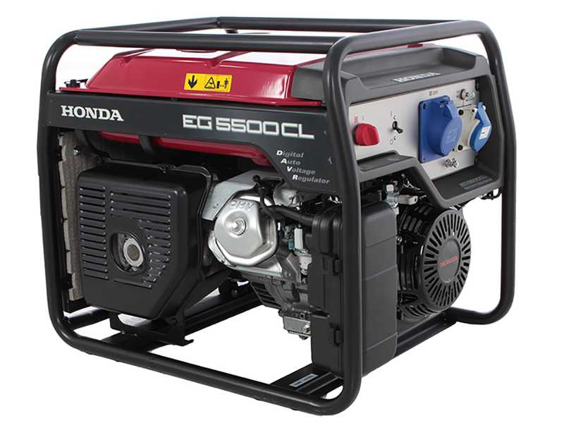 Honda EG 5500 CL - Benzin-Stromerzeuger mit AVR-Regelung 5.5 kW - Dauerleistung 5 kW - 230V