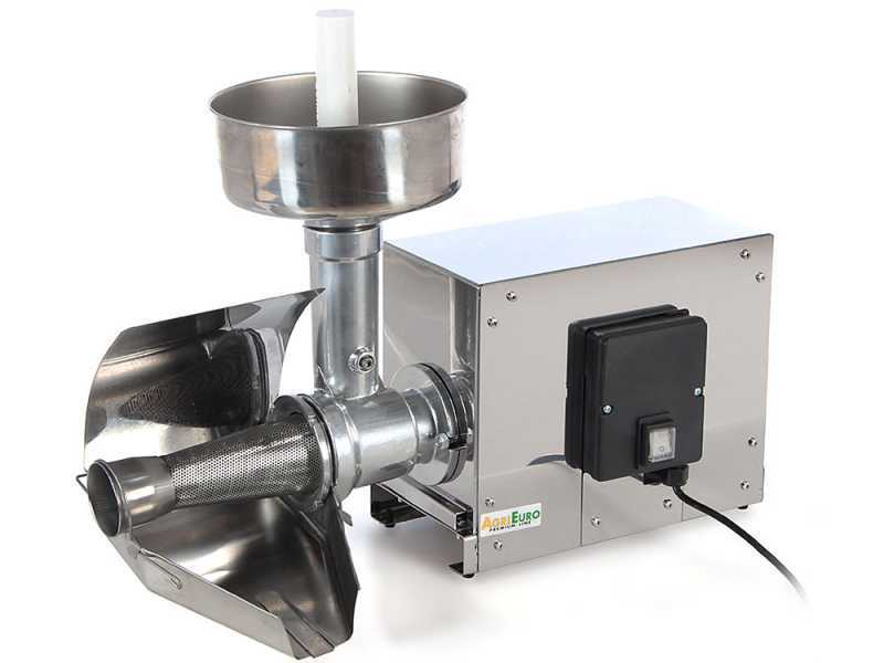 Elektro Tomatenpresse AE-SM3 INOX - 375 W - 0,5 PS