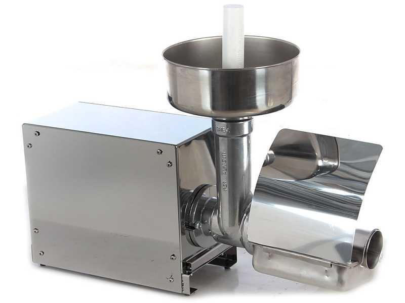 Elektro Tomatenpresse AE-SM3 INOX - 375 W - 0,5 PS