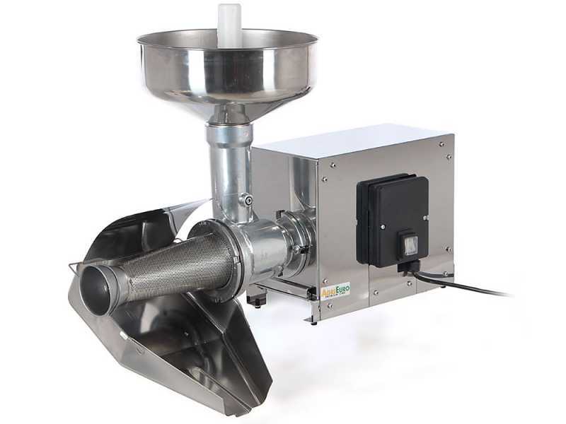 Elektro Tomatenpresse AE-SM5 INOX - 375 W - 0,5 PS