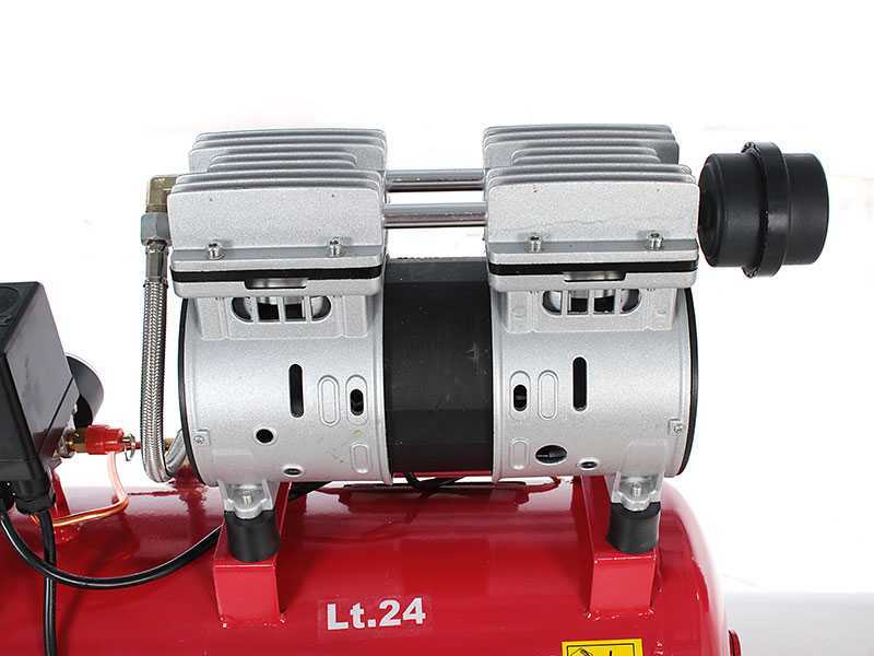 GeoTech S-AC 24.8.10 - Leiser elektrischer Kompressor 24 Lt - Motor 1 PS