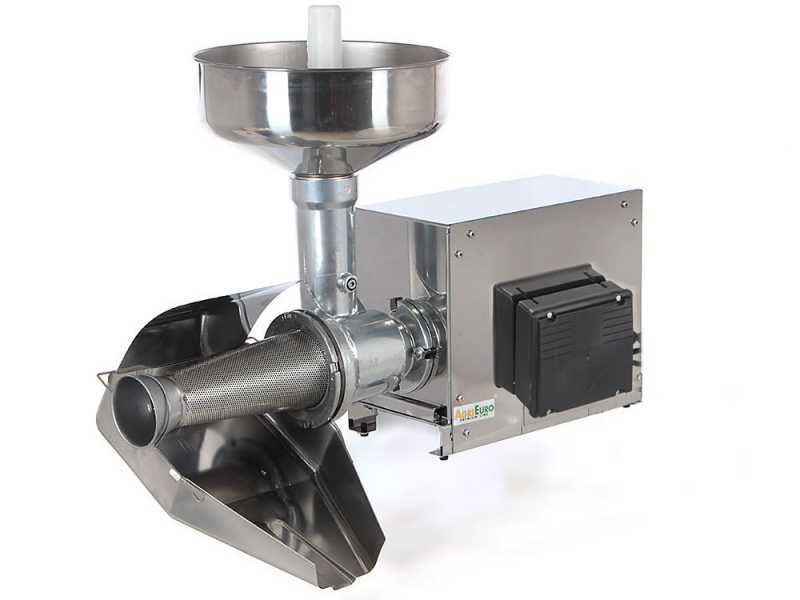 Elektro Tomatenpresse AE-SM5 INOX mit Elektromotor - 600 W - 1 PS