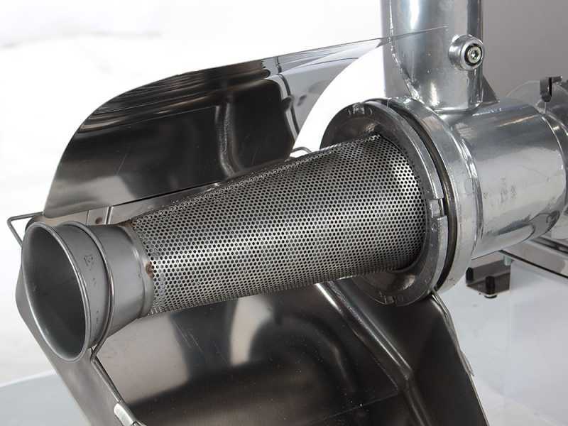 Elektro Tomatenpresse AE-SM5 INOX mit Elektromotor - 600 W - 1 PS