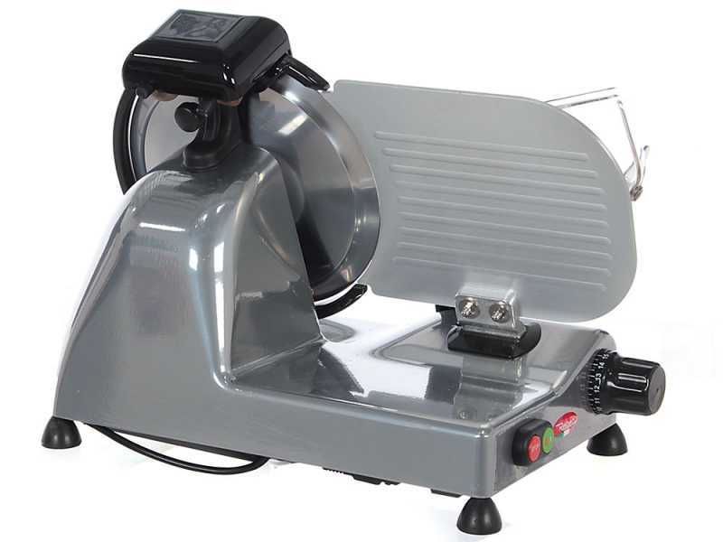 Reber TF25 - Aufschnittmaschine mit geh&auml;rtetem geschliffenem Messer 250 mm - 140W