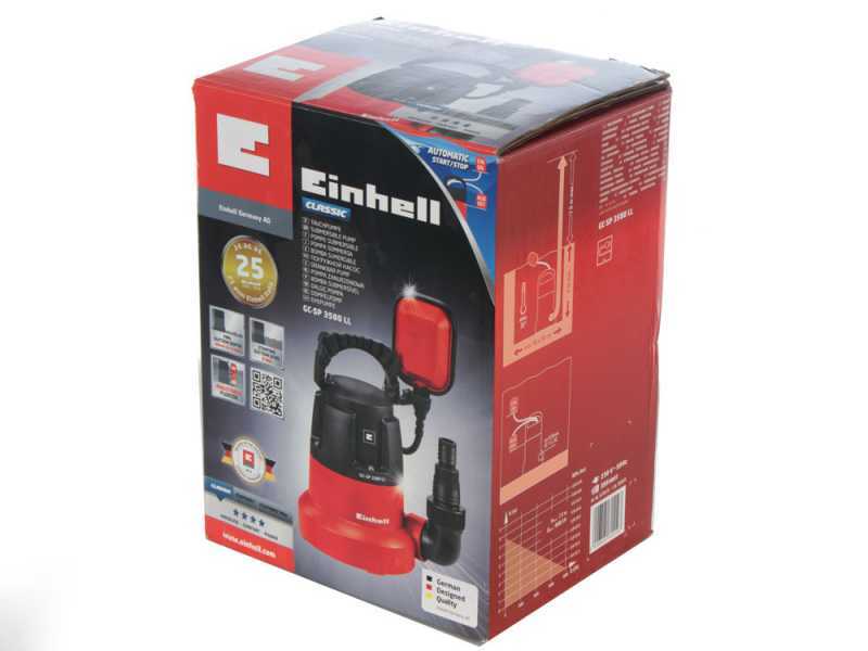 Elektrische Tauchpumpe f&uuml;r Klarwasser Einhell GC-SP 3580 LL - Elektropumpe 350 W
