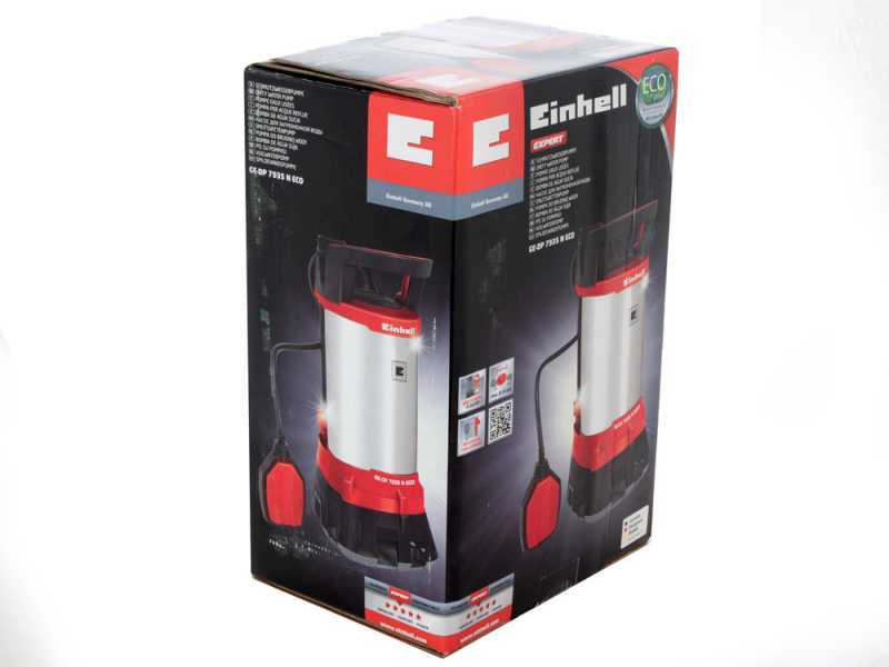Elektrische Tauchpumpe f&uuml;r Schmutzwasser Einhell GE-DP 7935 N ECO - Elektropumpe aus Edelstahl 790 W