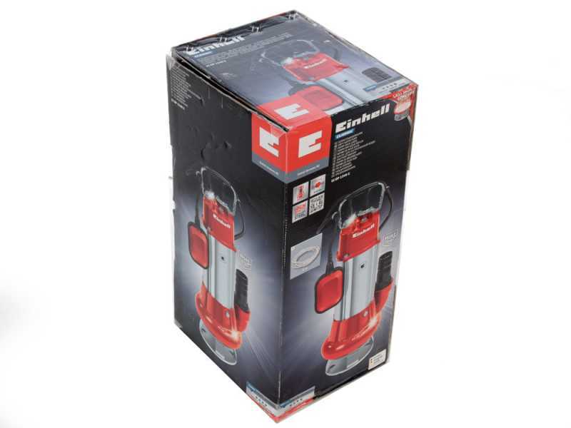 Elektrische Tauchpumpe f&uuml;r Schmutzwasser Einhell GC-DP 1340 G - Elektropumpe aus Edelstahl 1300 W