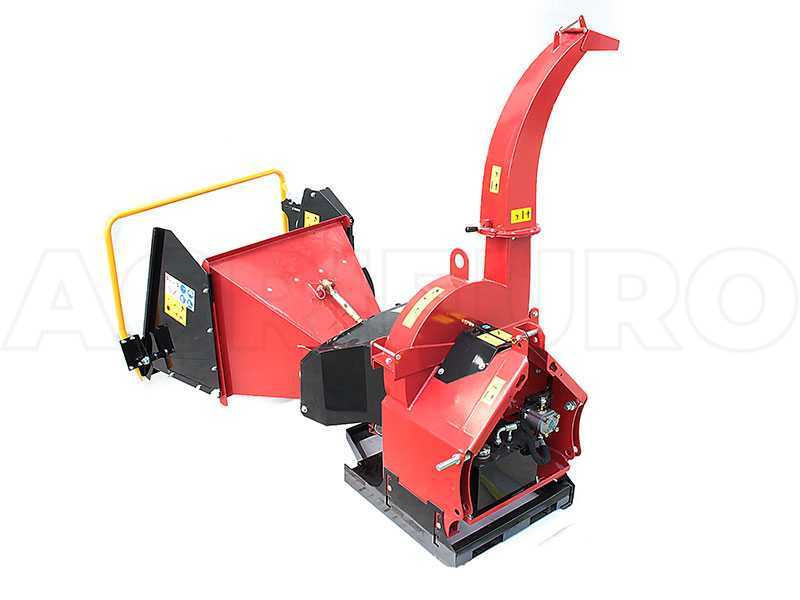 GeoTech Pro WS52R - H&auml;cksler f&uuml;r Traktor - mit hydraulischen Walzen